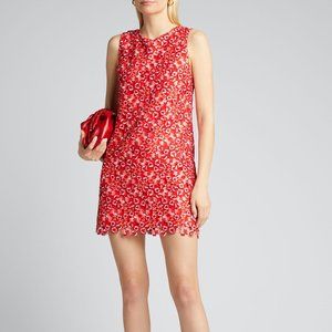 Alice + Olivia Clyde Sleeveless Minidress Poppy Size 4